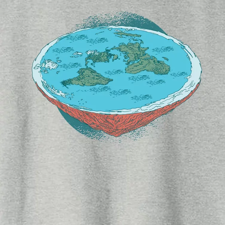 Flat Earth Theory Women's Crop Top Tee