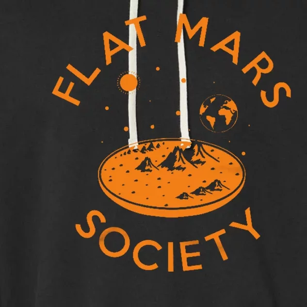 Flat Mars Society Garment-Dyed Fleece Hoodie