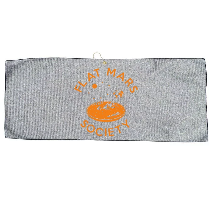 Flat Mars Society Large Microfiber Waffle Golf Towel