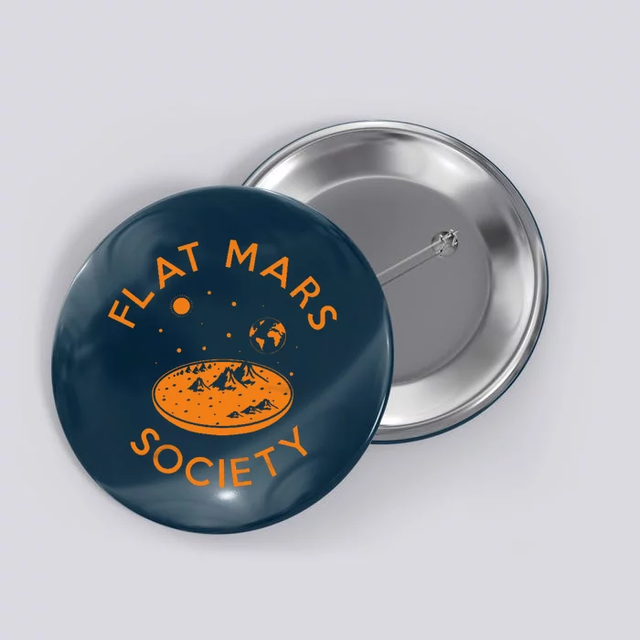 Flat Mars Society Button