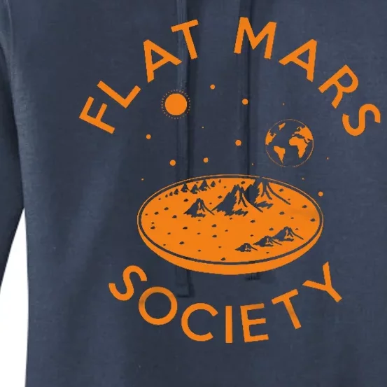 Flat Mars Society Women's Pullover Hoodie