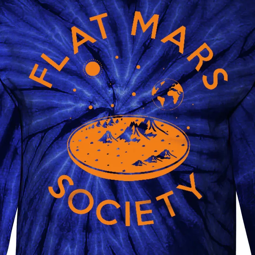 Flat Mars Society Tie-Dye Long Sleeve Shirt