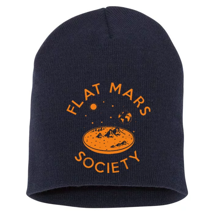 Flat Mars Society Short Acrylic Beanie