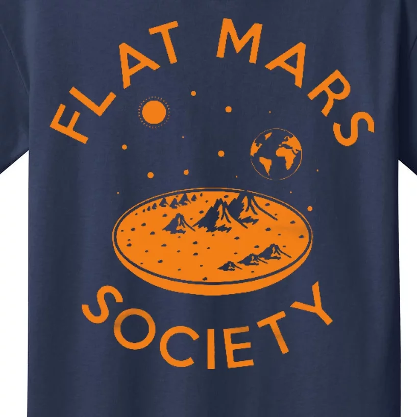 Flat Mars Society Kids T-Shirt