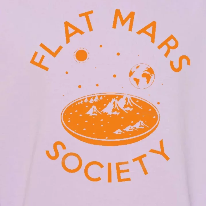 Flat Mars Society Garment-Dyed Sweatshirt