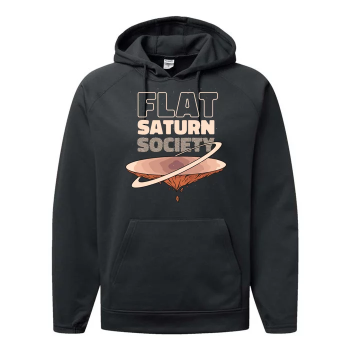 Flat Saturn Society Performance Fleece Hoodie