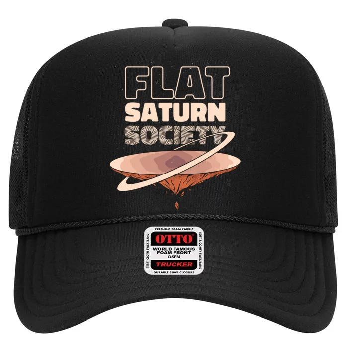 Flat Saturn Society High Crown Mesh Trucker Hat