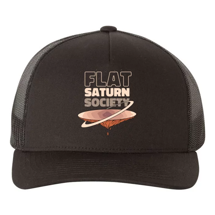 Flat Saturn Society Yupoong Adult 5-Panel Trucker Hat