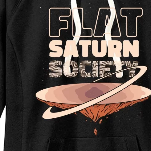 Flat Saturn Society Women's Fleece Hoodie