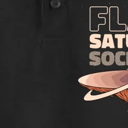 Flat Saturn Society Dry Zone Grid Performance Polo