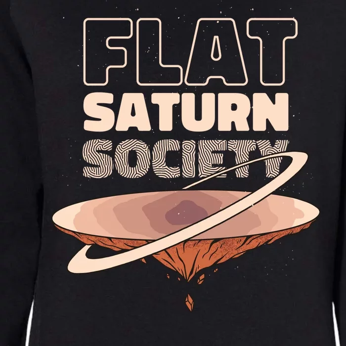 Flat Saturn Society Womens California Wash Sweatshirt