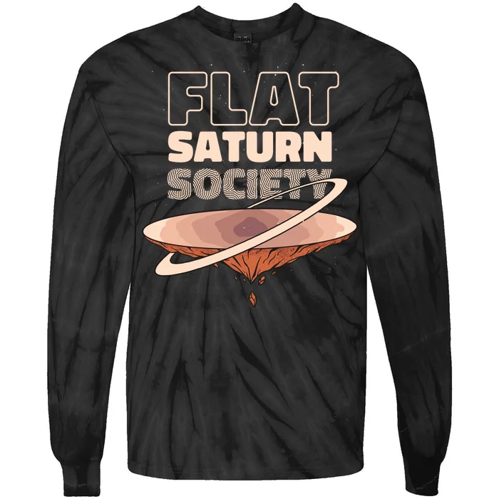 Flat Saturn Society Tie-Dye Long Sleeve Shirt