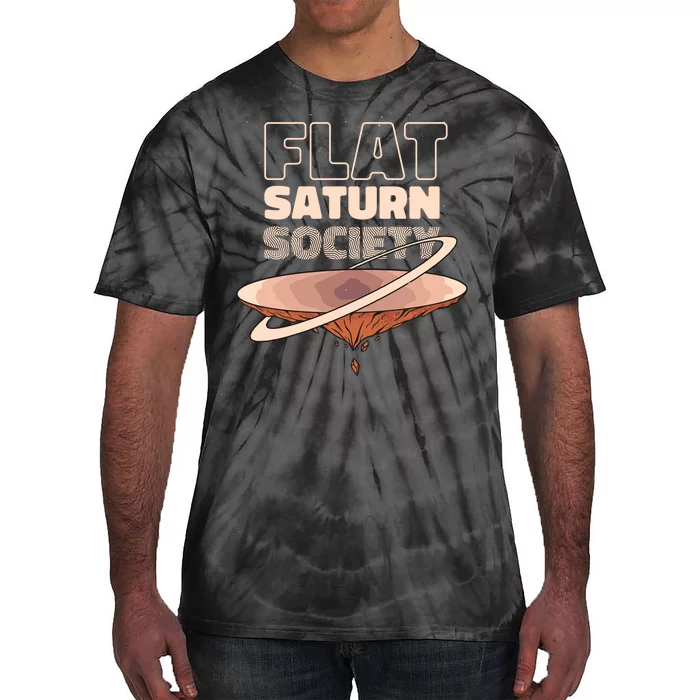 Flat Saturn Society Tie-Dye T-Shirt