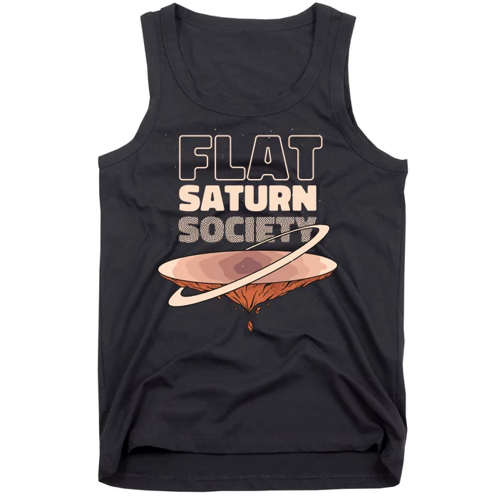 Flat Saturn Society Tank Top