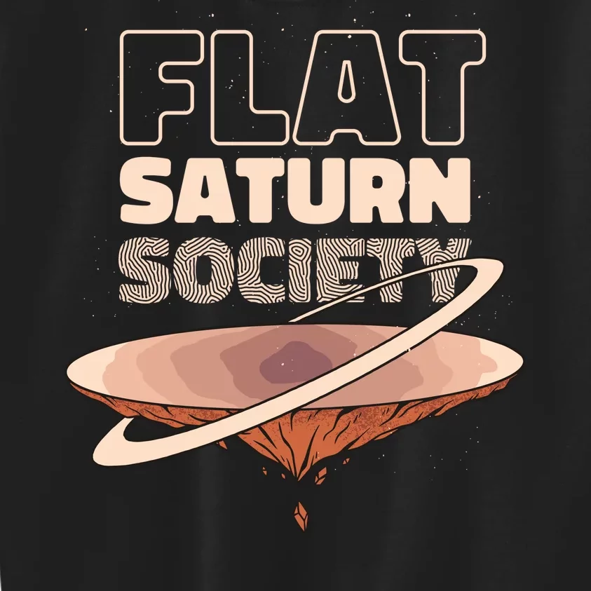 Flat Saturn Society Kids Sweatshirt