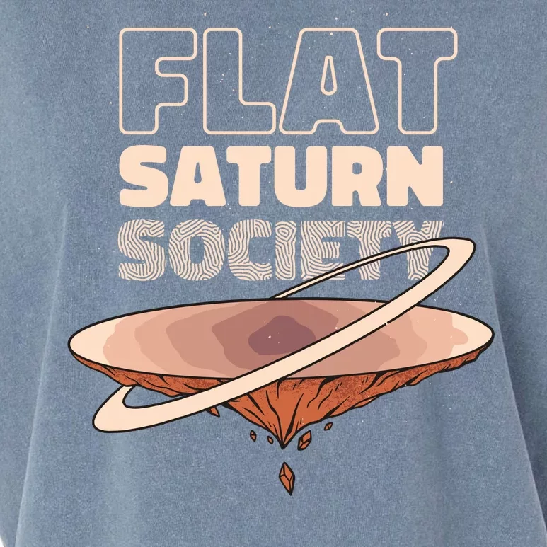 Flat Saturn Society Garment-Dyed Women's Muscle Tee