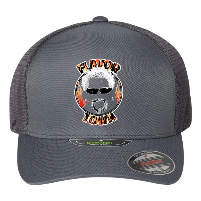 Flavor Town Cooking Guy Flexfit Unipanel Trucker Cap