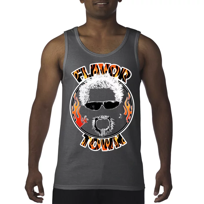 Flavor Town Cooking Guy Tank Top