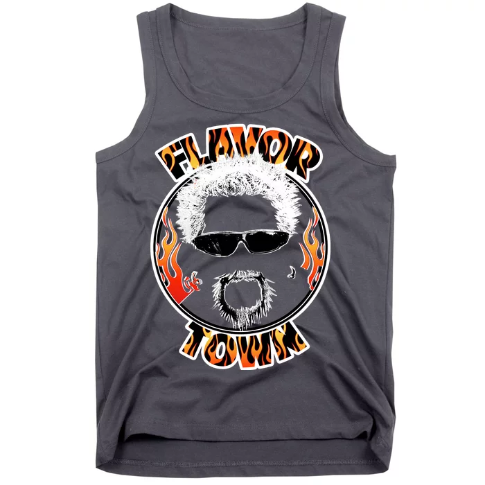 Flavor Town Cooking Guy Tank Top