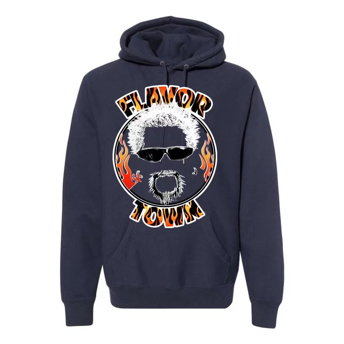 Flavor Town Cooking Guy Premium Hoodie