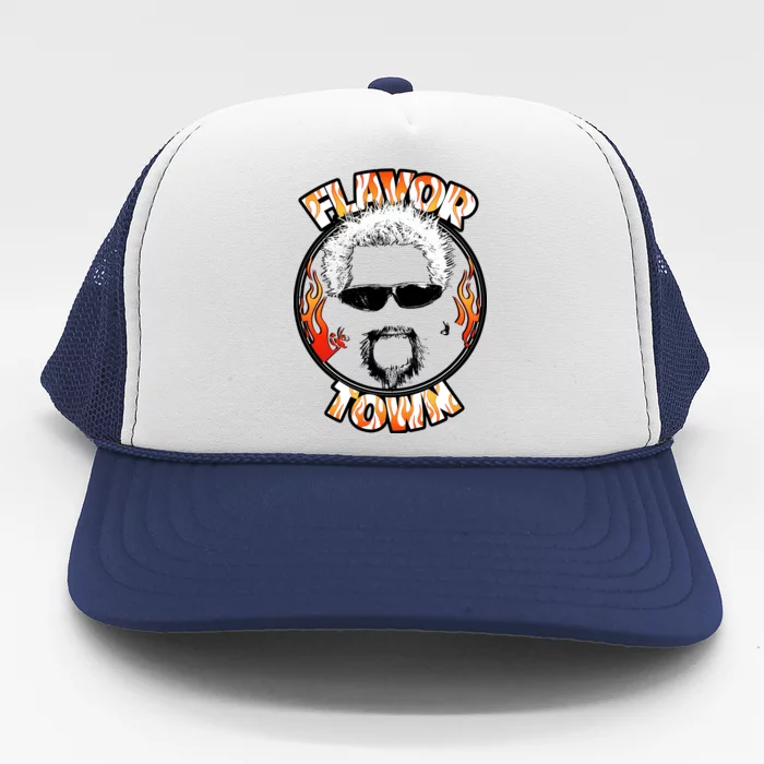 Flavor Town Cooking Guy Trucker Hat