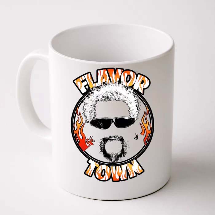 Flavor Town Cooking Guy Front & Back Coffee Mug