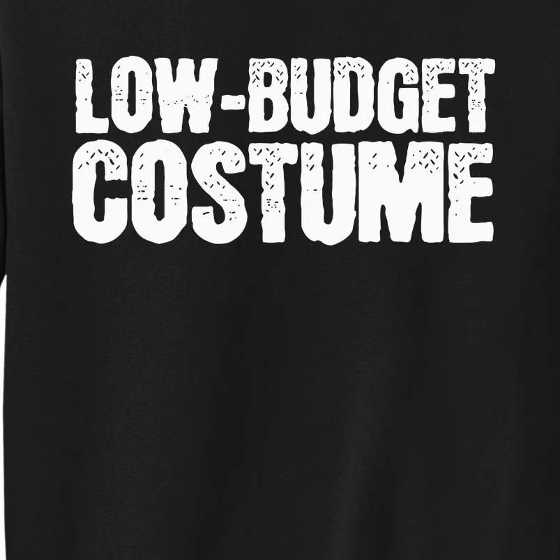 Funny Low Budget Costume halloween Sweatshirt