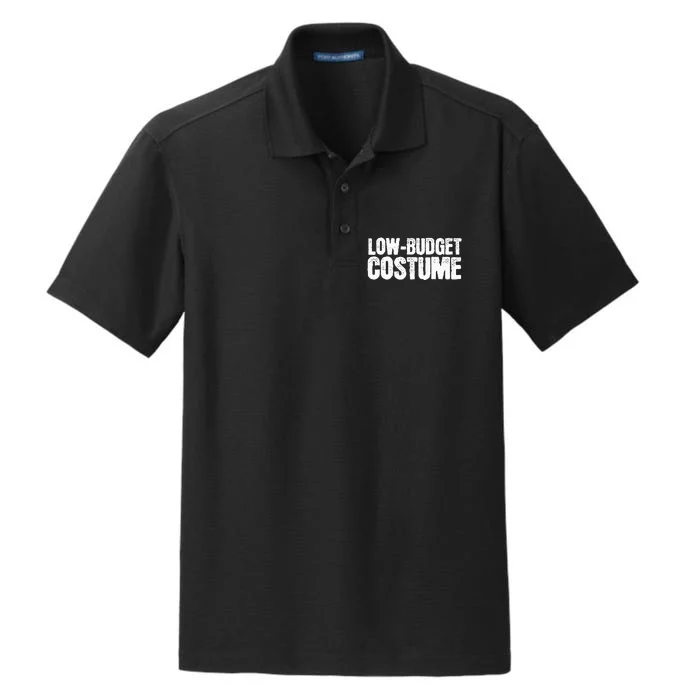 Funny Low Budget Costume halloween Dry Zone Grid Performance Polo