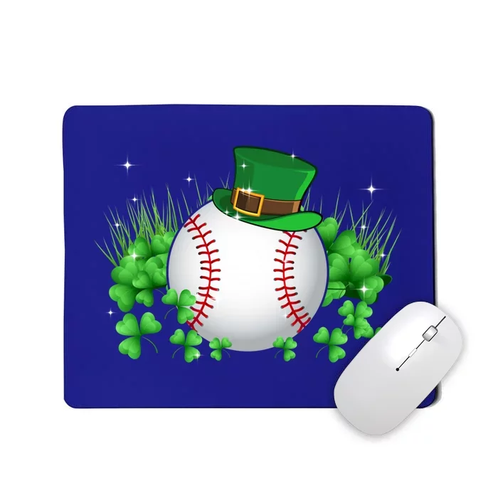 Funny Leprechaun Baseball Players Catchers St Patrick's Day Gift Mousepad