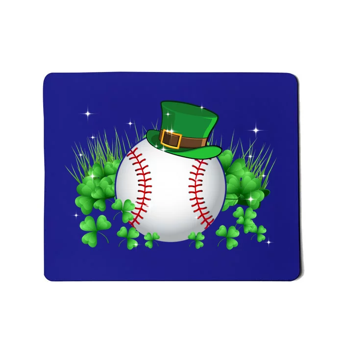 Funny Leprechaun Baseball Players Catchers St Patrick's Day Gift Mousepad