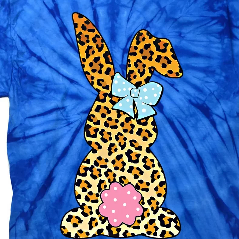 Funny Leopard Bunny Rabbit Happy Easter Day Tees Gift Tie-Dye T-Shirt