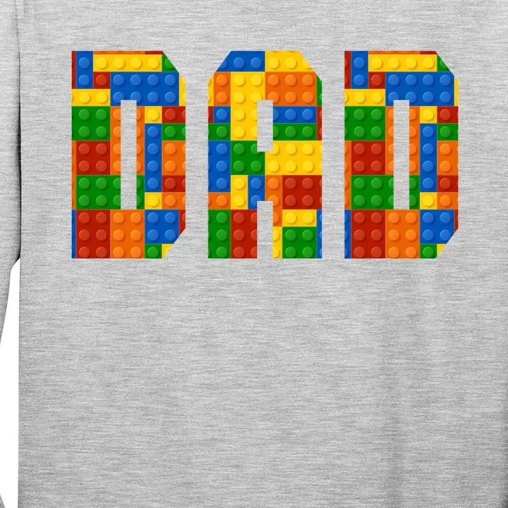 Funny Lego Builder Dad Tall Long Sleeve T-Shirt