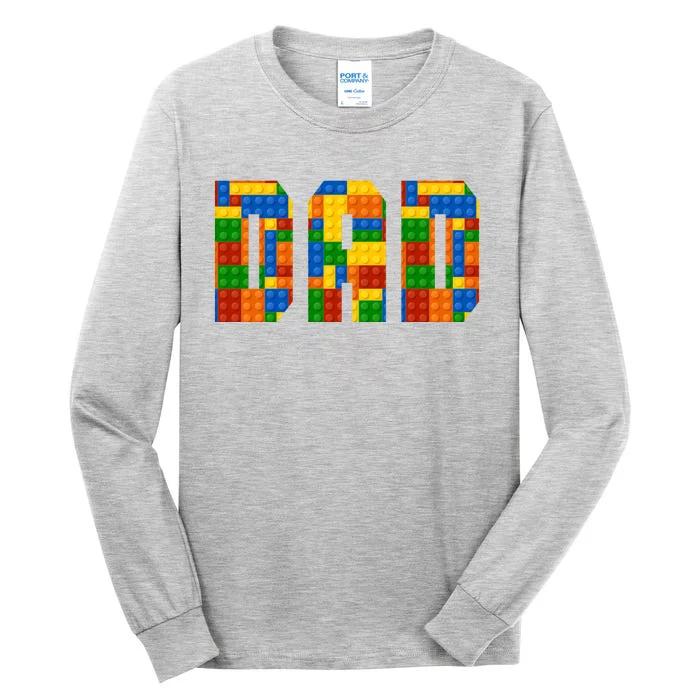 Funny Lego Builder Dad Tall Long Sleeve T-Shirt