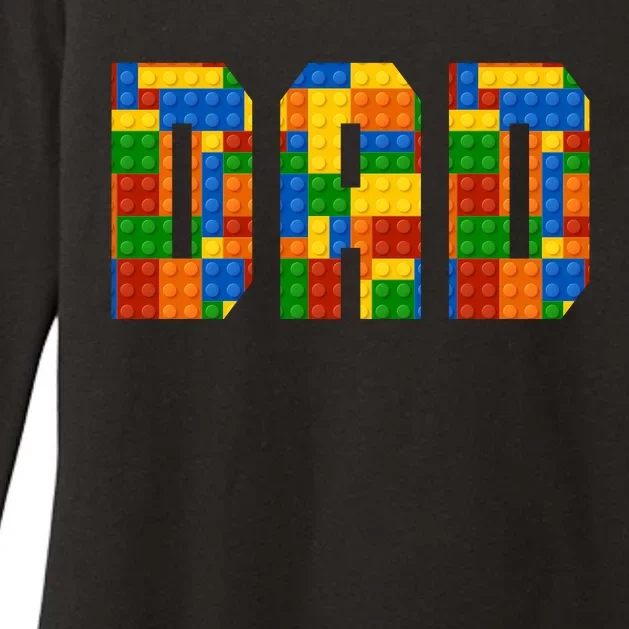 Funny Lego Builder Dad Womens CVC Long Sleeve Shirt