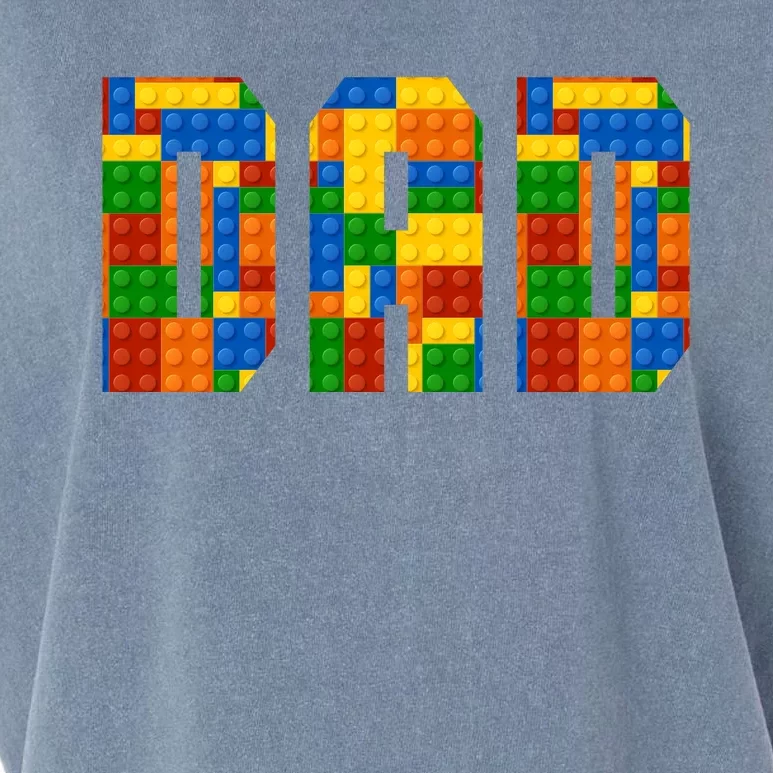 Funny Lego Builder Dad Garment-Dyed Women's Muscle Tee