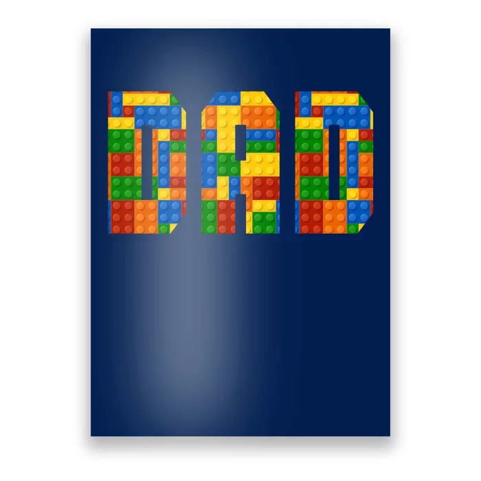 Funny Lego Builder Dad Poster