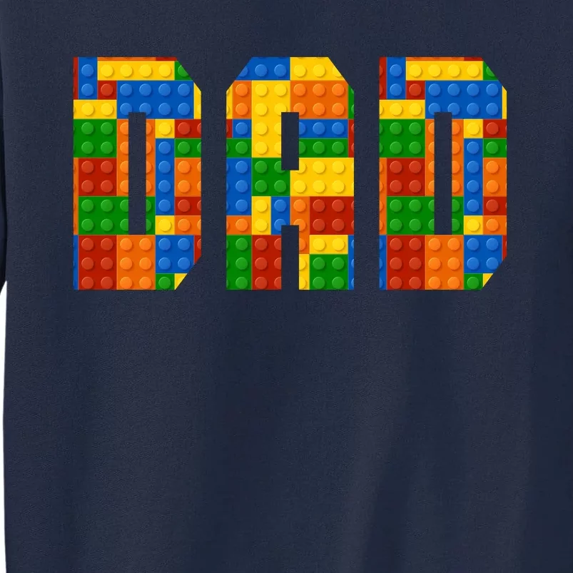 Funny Lego Builder Dad Tall Sweatshirt