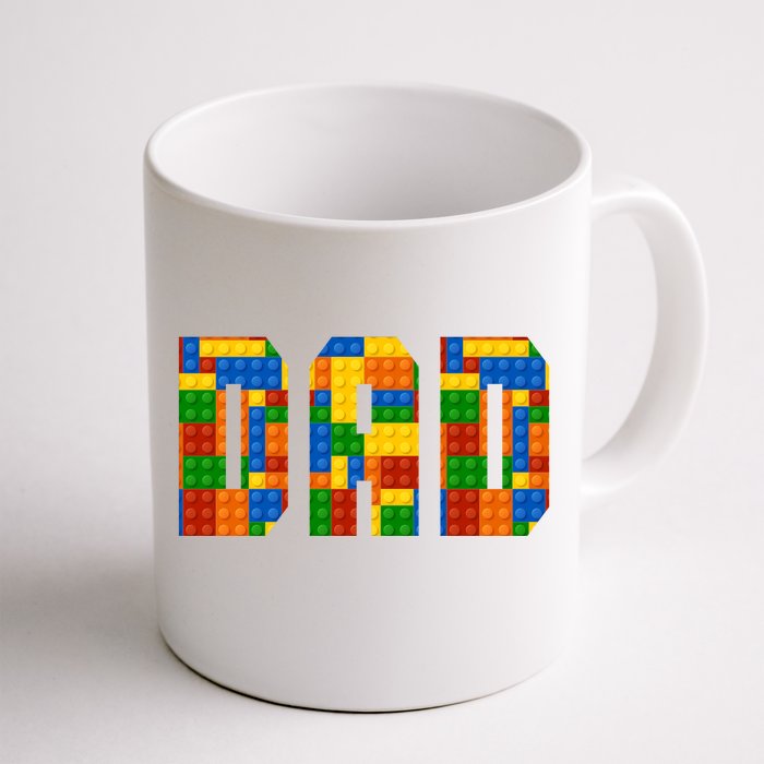 Funny Lego Builder Dad Front & Back Coffee Mug