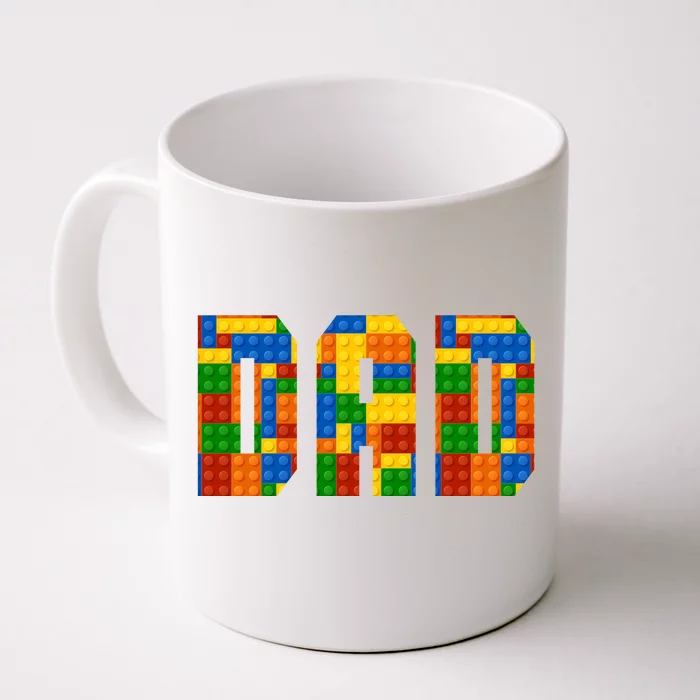 Funny Lego Builder Dad Front & Back Coffee Mug