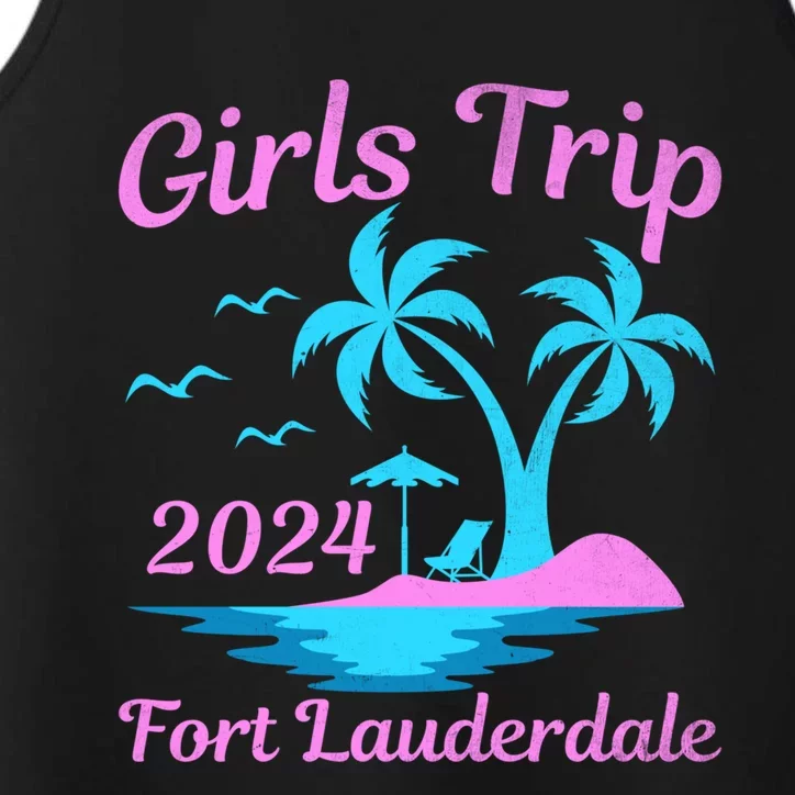 Fort Lauderdale Beach Florida Summer Trip 2024 Cute Gift Performance Tank