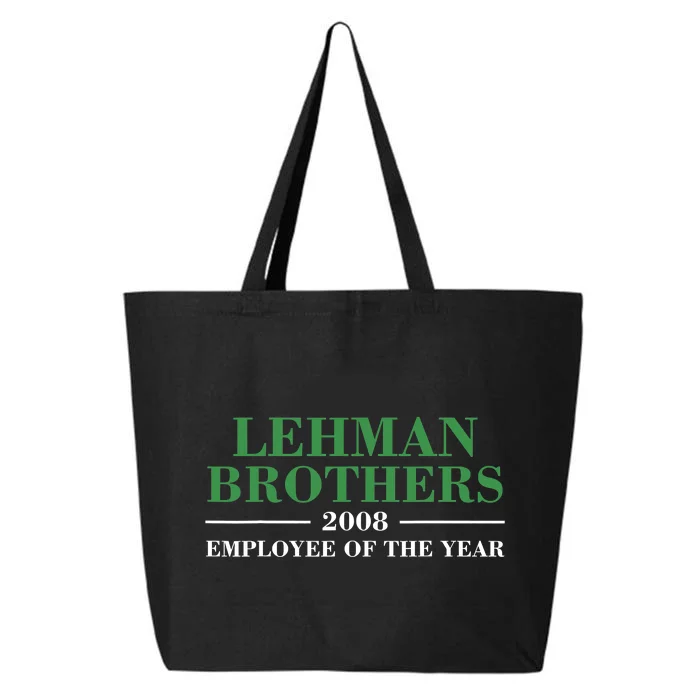 Funny Lehman Brothers 2008 Employee Of The Year 25L Jumbo Tote