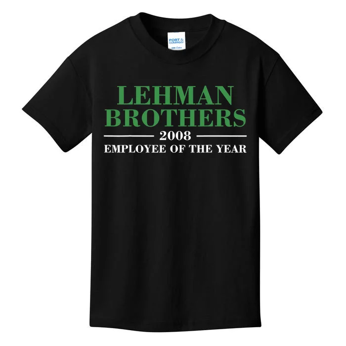 Funny Lehman Brothers 2008 Employee Of The Year Kids T-Shirt