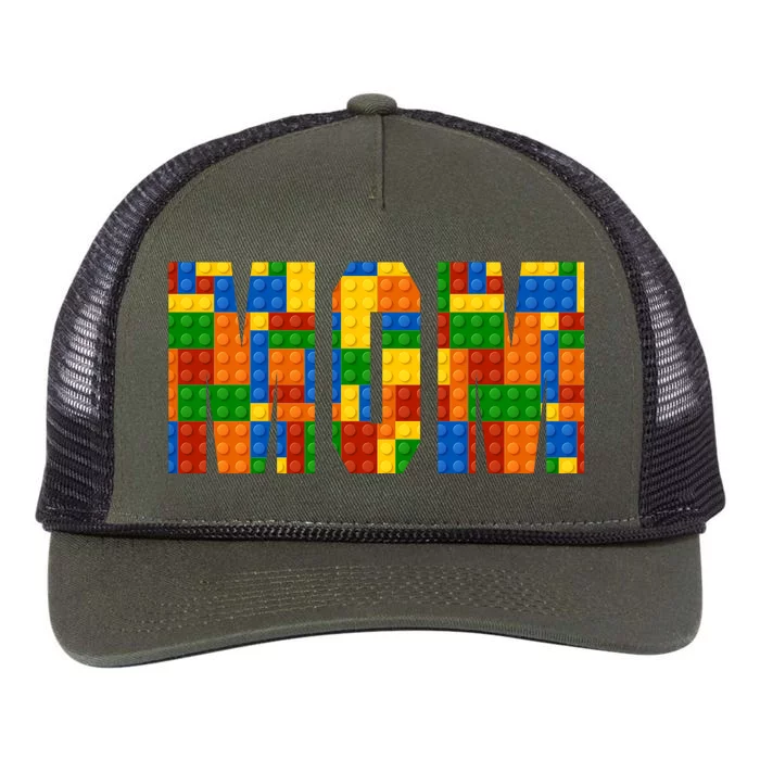 Funny Lego Builder Mom Retro Rope Trucker Hat Cap