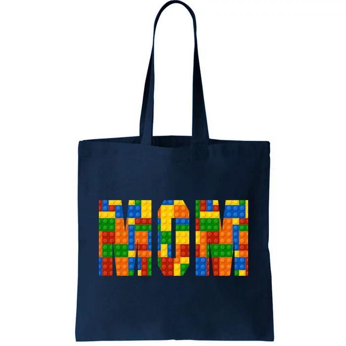 Funny Lego Builder Mom Tote Bag