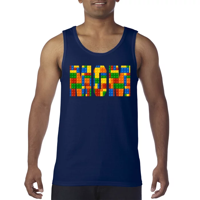 Funny Lego Builder Mom Tank Top