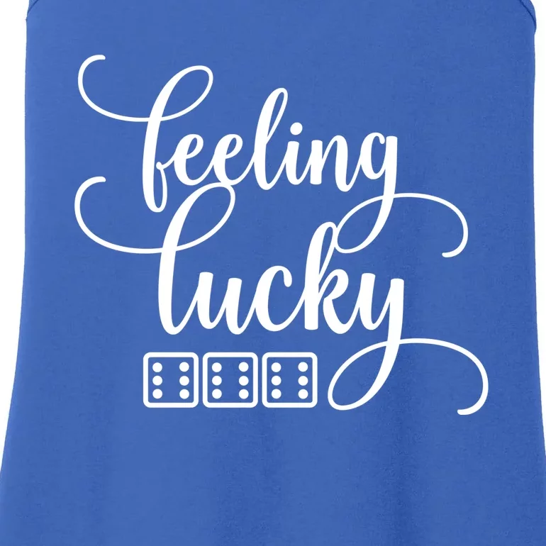 Feeling Lucky Bunco / Bunko Gift Ladies Essential Tank