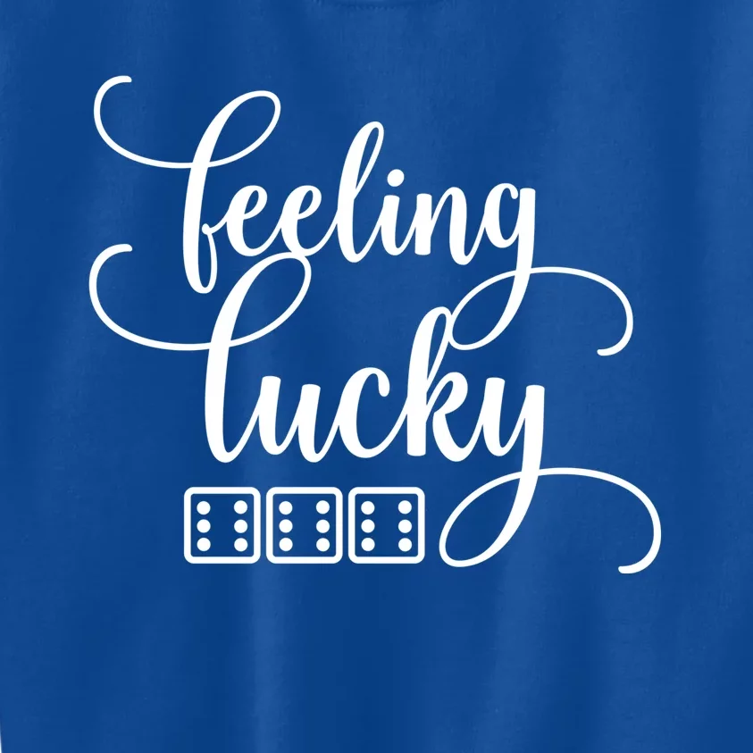 Feeling Lucky Bunco / Bunko Gift Kids Sweatshirt