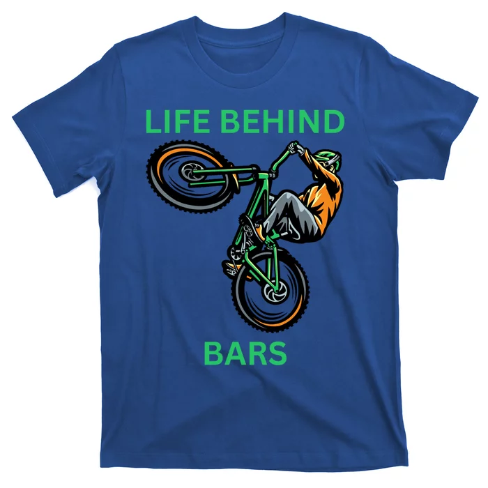 Funny Life Behind Bars Bicycle Trick Gift T-Shirt