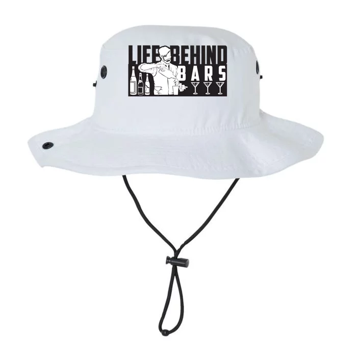 Funny Life Behind Bars And Bartender Gift Legacy Cool Fit Booney Bucket Hat