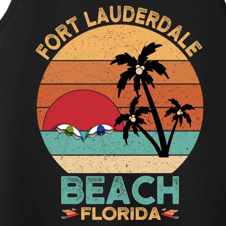 Fort Lauderdale Beach Florida Sunset Performance Tank